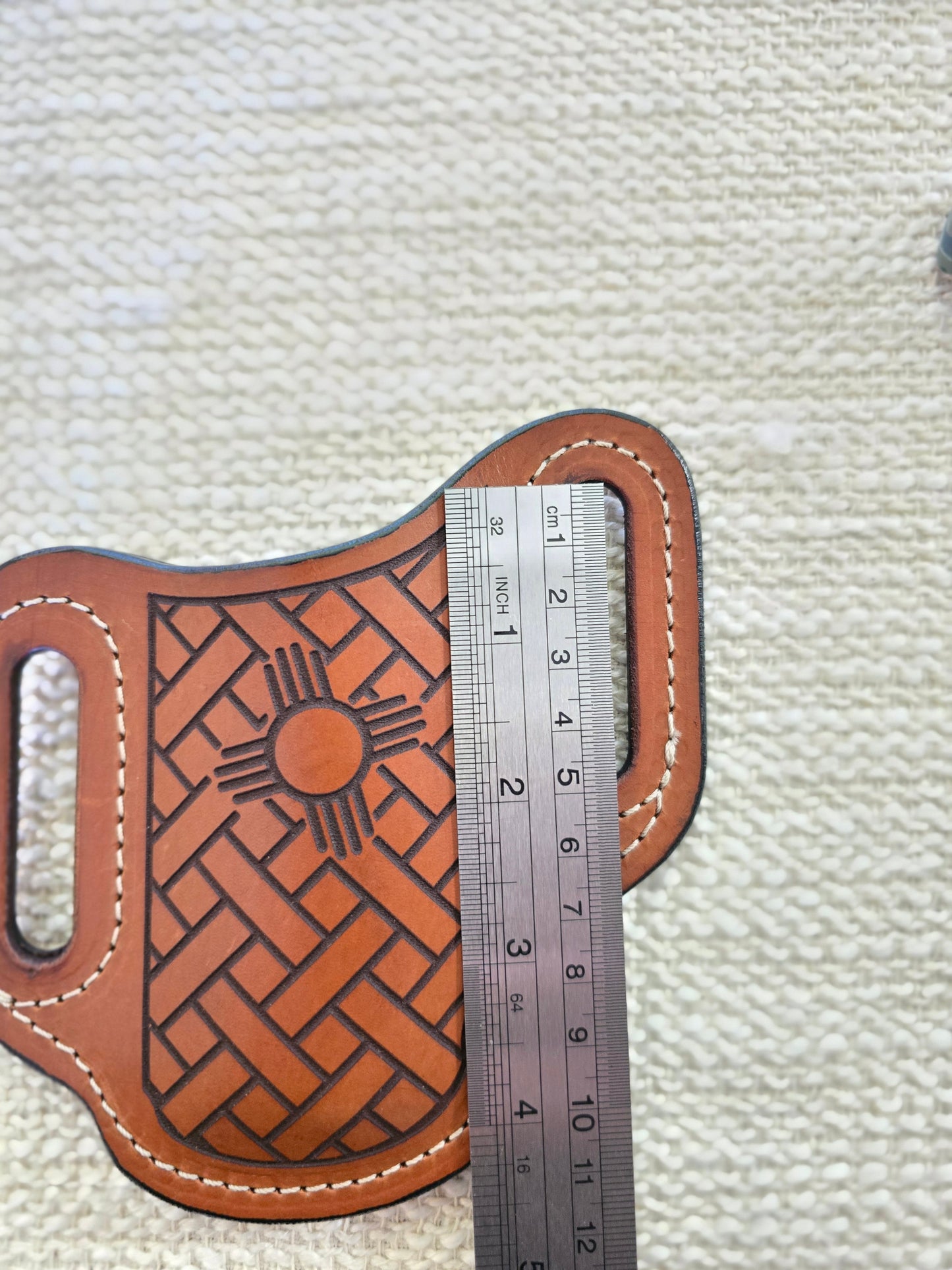 Handcrafted Leather Folding Knife Belt Slide – Zia