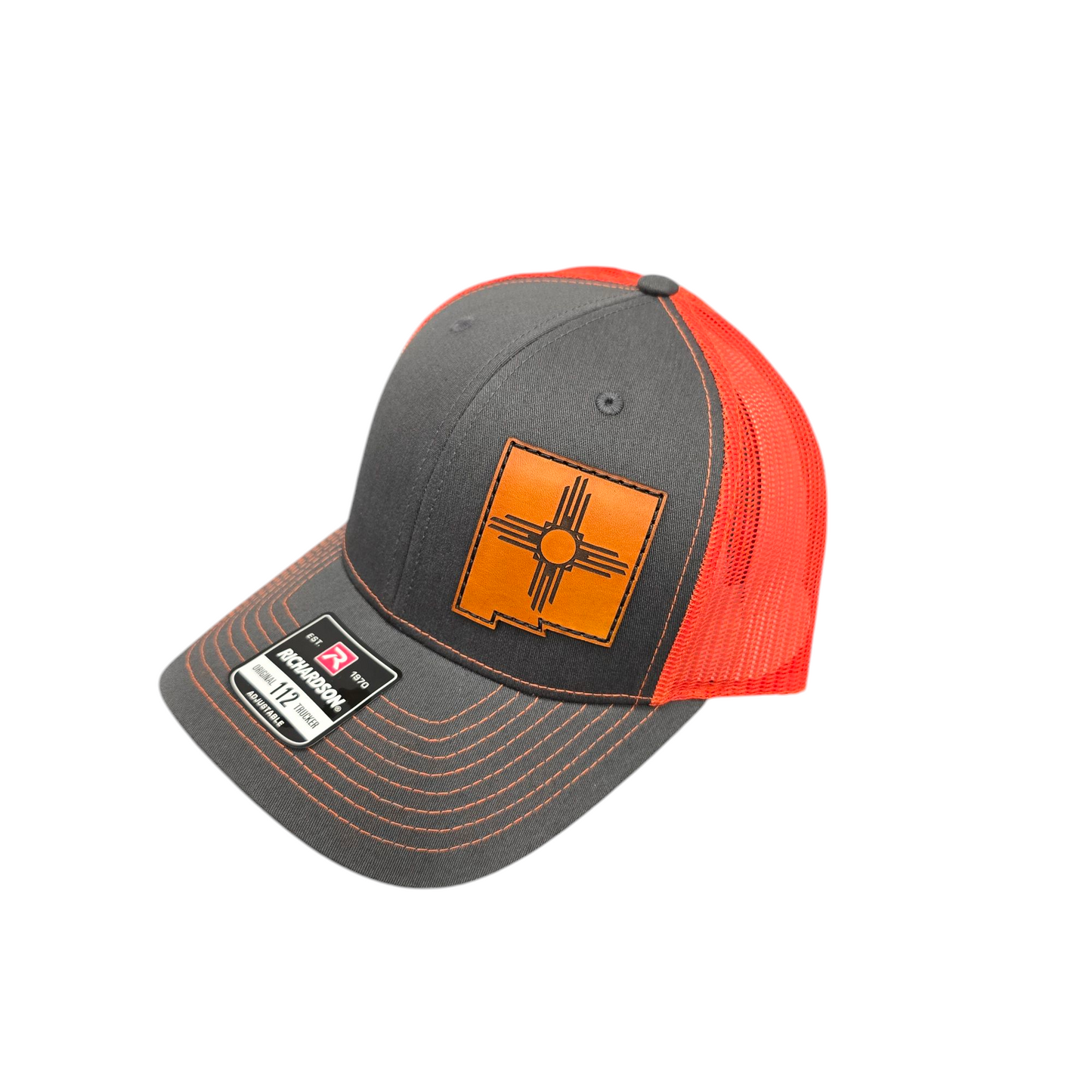 Richardson 112 Charcoal/Orange with Zia