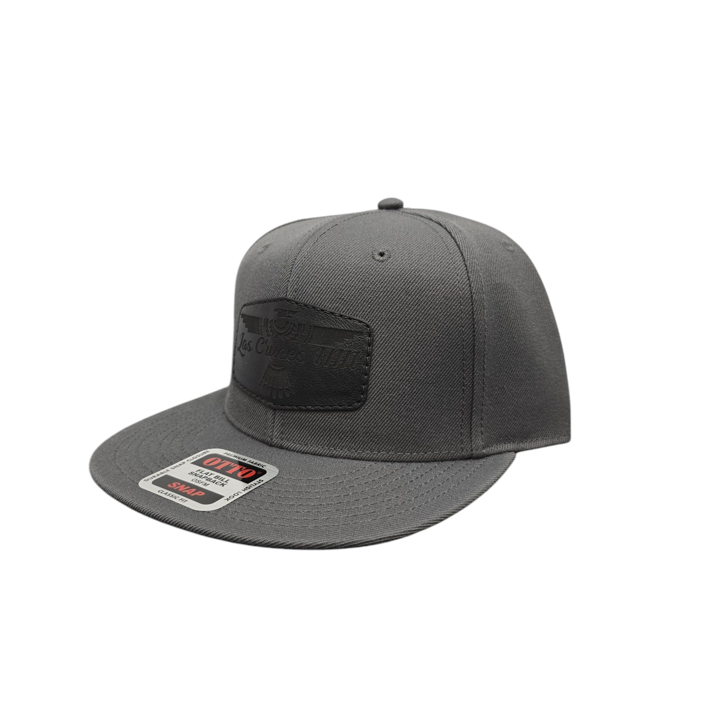 Otto flat bill Las Cruces New Mexico black leatherette patch