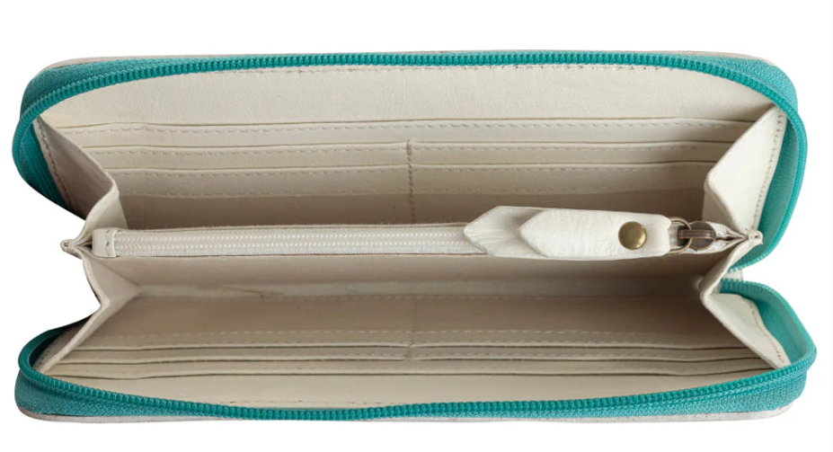 Steerhallow Canyon Wallet in Frosted Turquoise