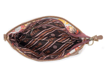 Mesa Trail Dahlia Floral Printed Canvas Sling Bag