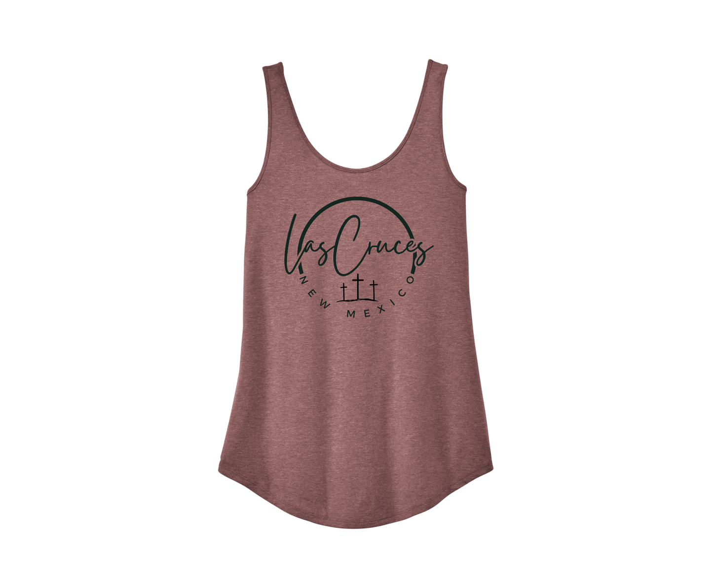 Blush tank top LC three cross logo