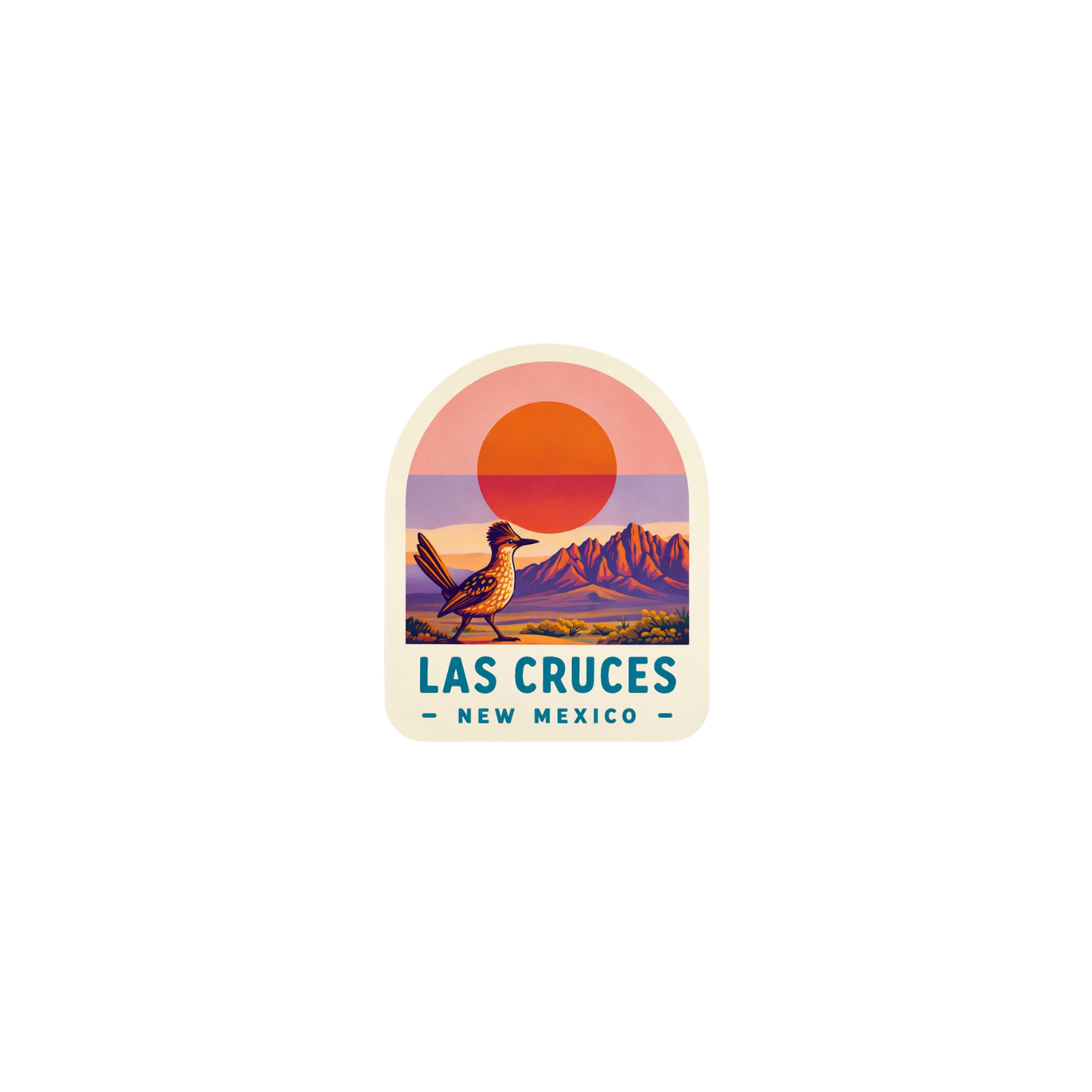 LC roadrunner sunset sticker