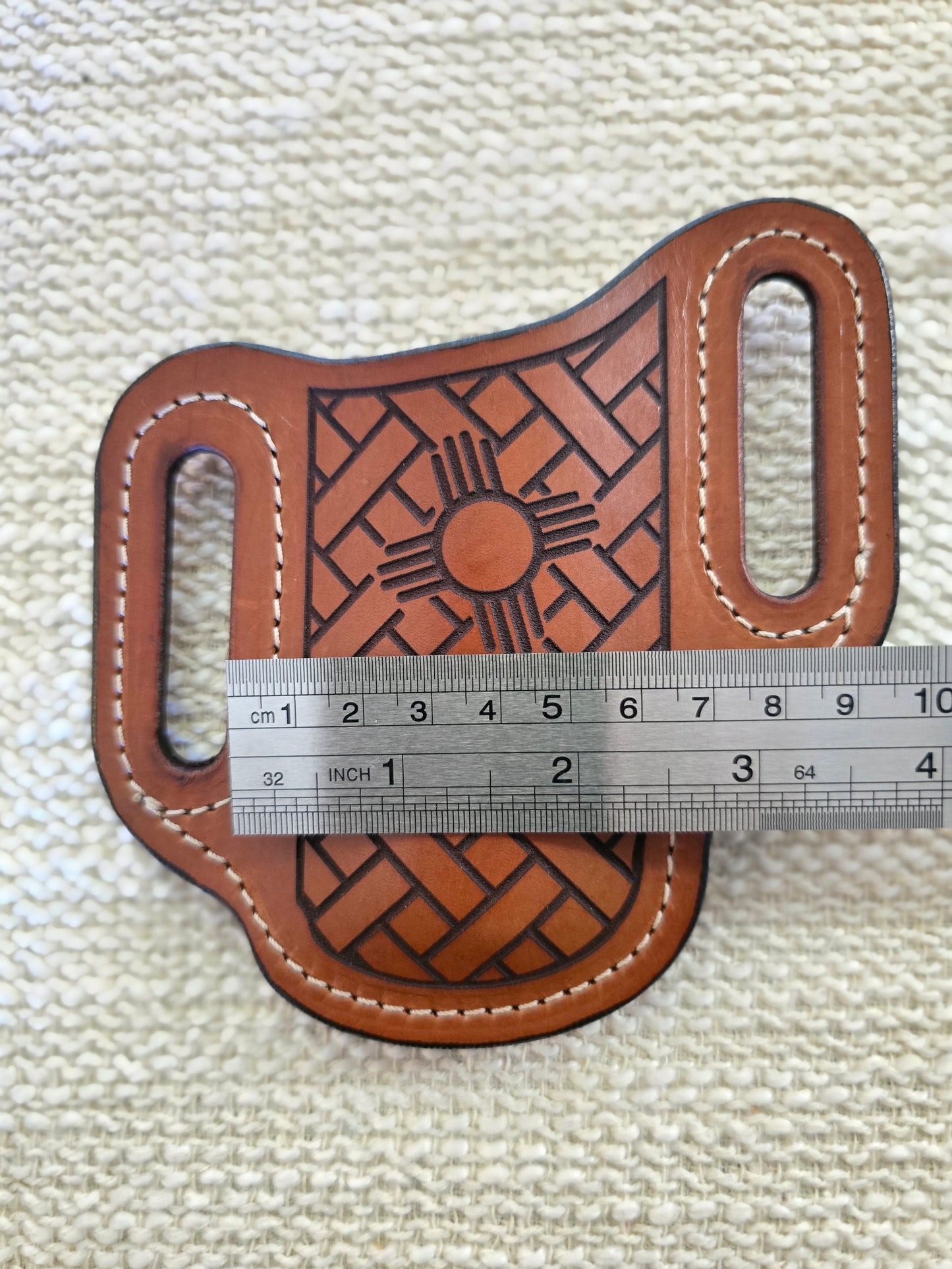 Handcrafted Leather Folding Knife Belt Slide – Zia