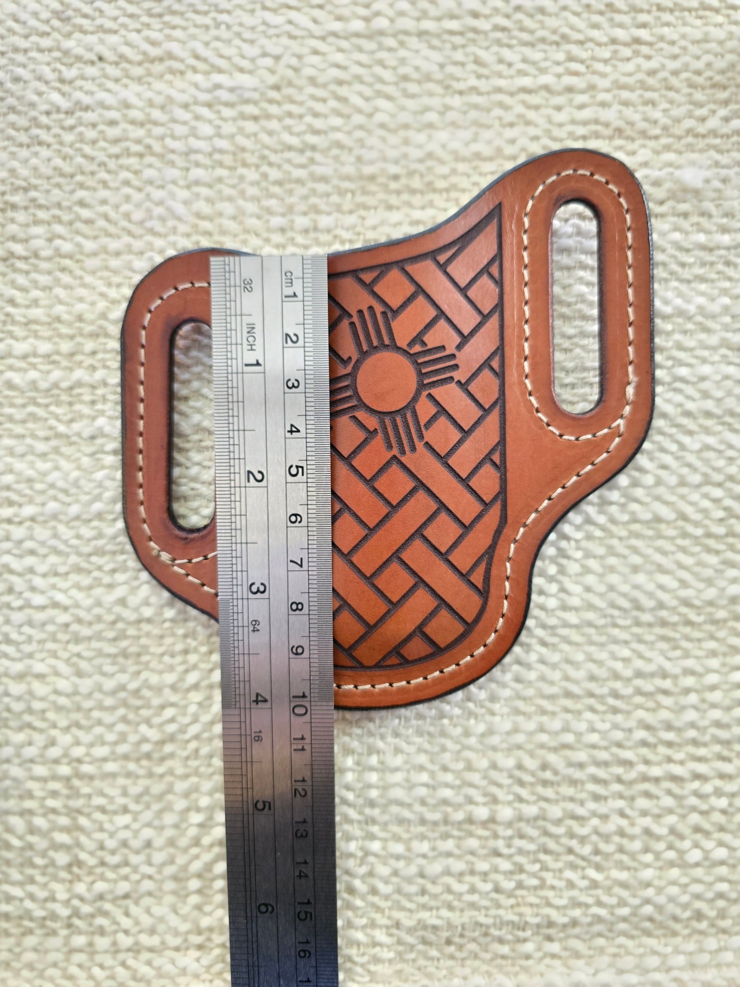 Handcrafted Leather Folding Knife Belt Slide – Zia