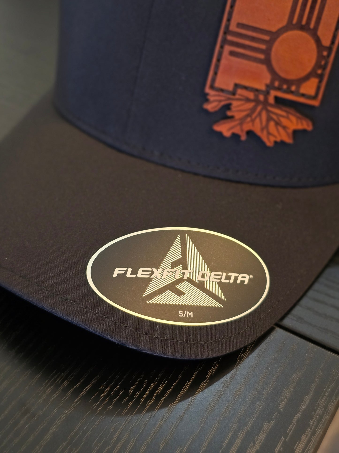 New Mexico Zia Leather Patch Hat – Flexfit Delta