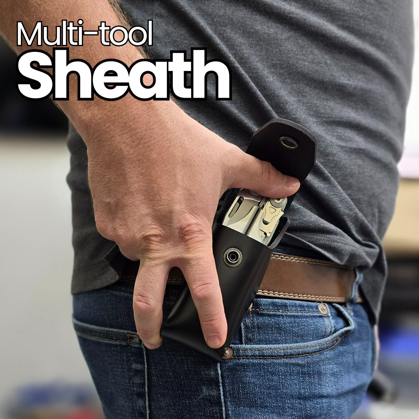 Leather Sheath for multi-tool