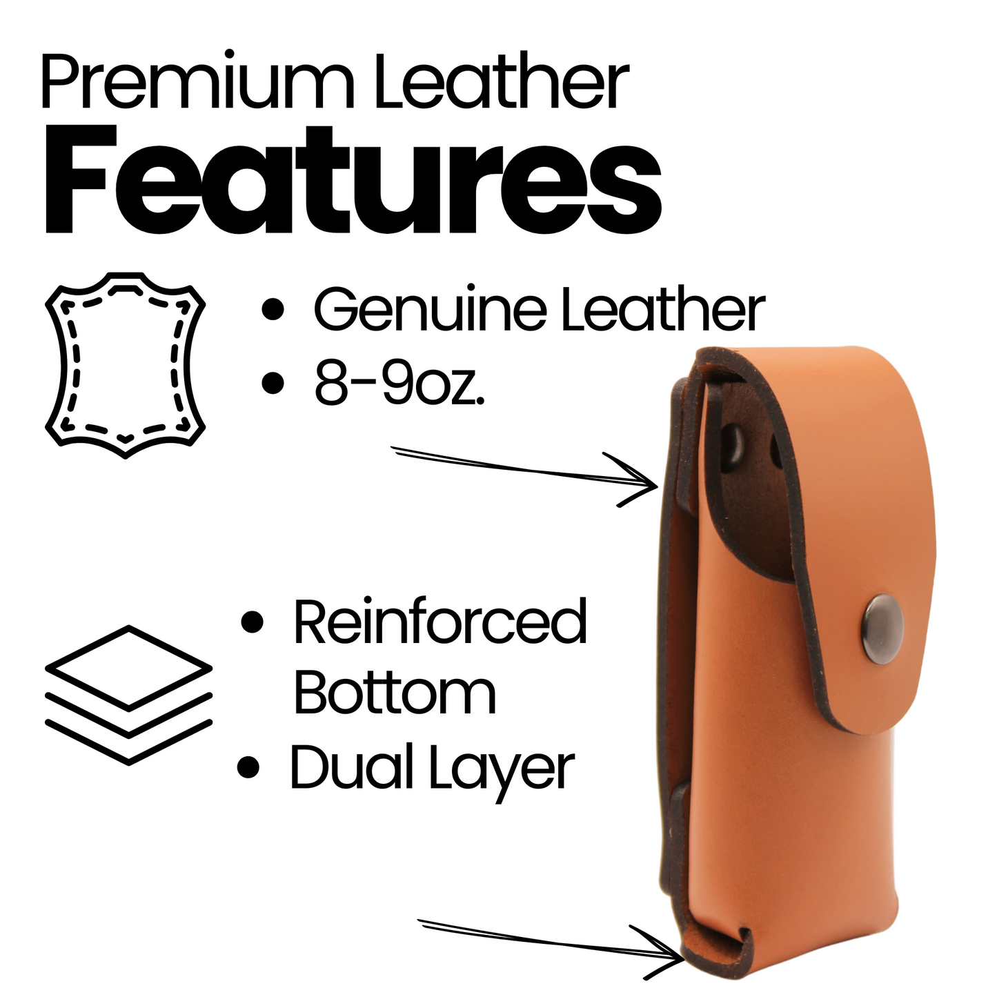 Leather Sheath for multi-tool