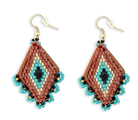 Empowerment Rising Beaded Earrings