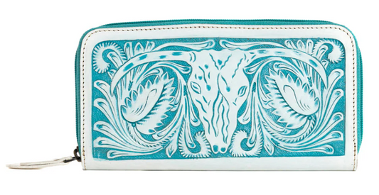 Steerhallow Canyon Wallet in Frosted Turquoise