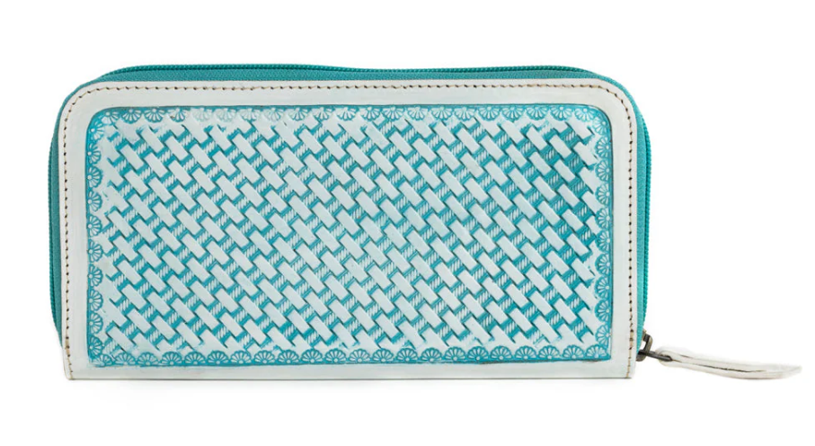 Steerhallow Canyon Wallet in Frosted Turquoise