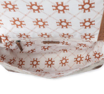 Bronco Ridge Hand tooled Bag in Canyon Tan