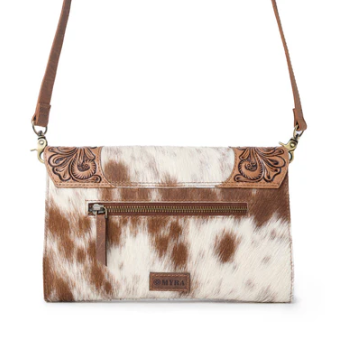 Vinebloom Carve Hand tooled Bag in Sienna Frost