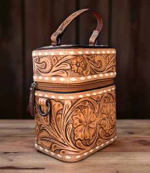 Aysel all tooled leather crossbody bag