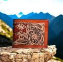 Oklahoma tooled leather men’s wallet
