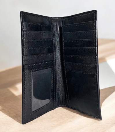 Bloom tooled leather men’s wallet