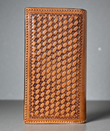 Tooled leather men’s wallets