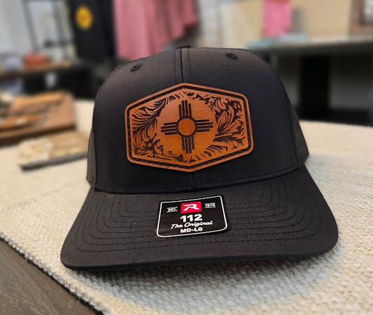 112 Black tooled tan