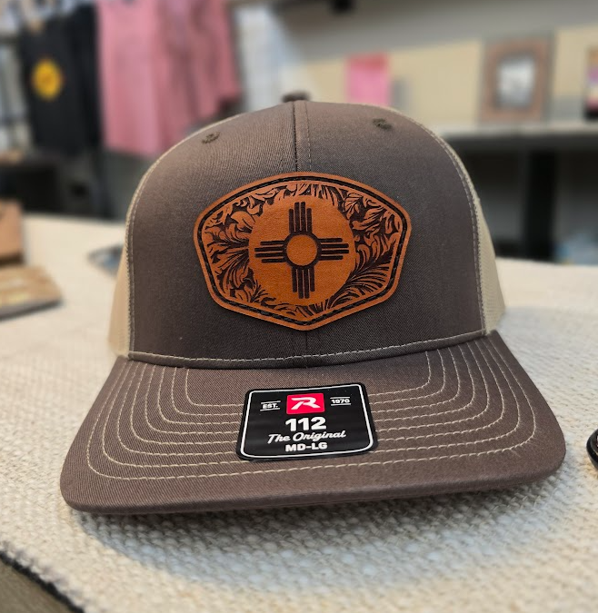 112 Brown/Khaki tooled tan